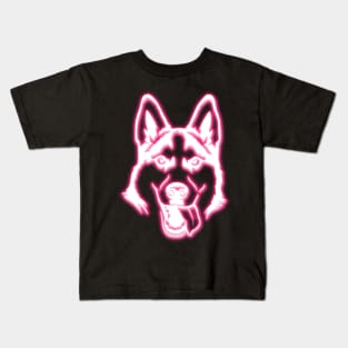 Neon Husky Kids T-Shirt